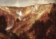 Moran, Thomas Lower falls of the yellowstone Sweden oil painting artist